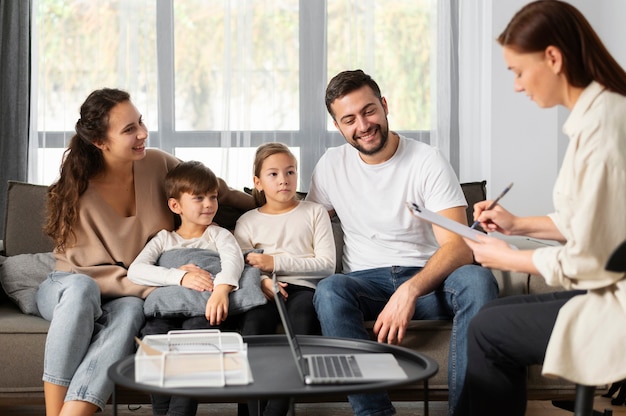 close-up-smiley-family-therapist_23-2149220329